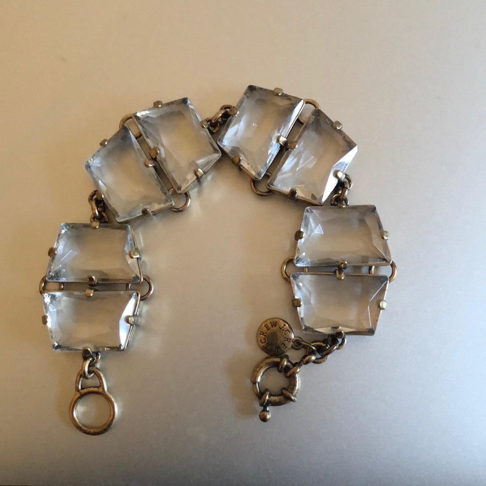 J Crew glass stone bracelet